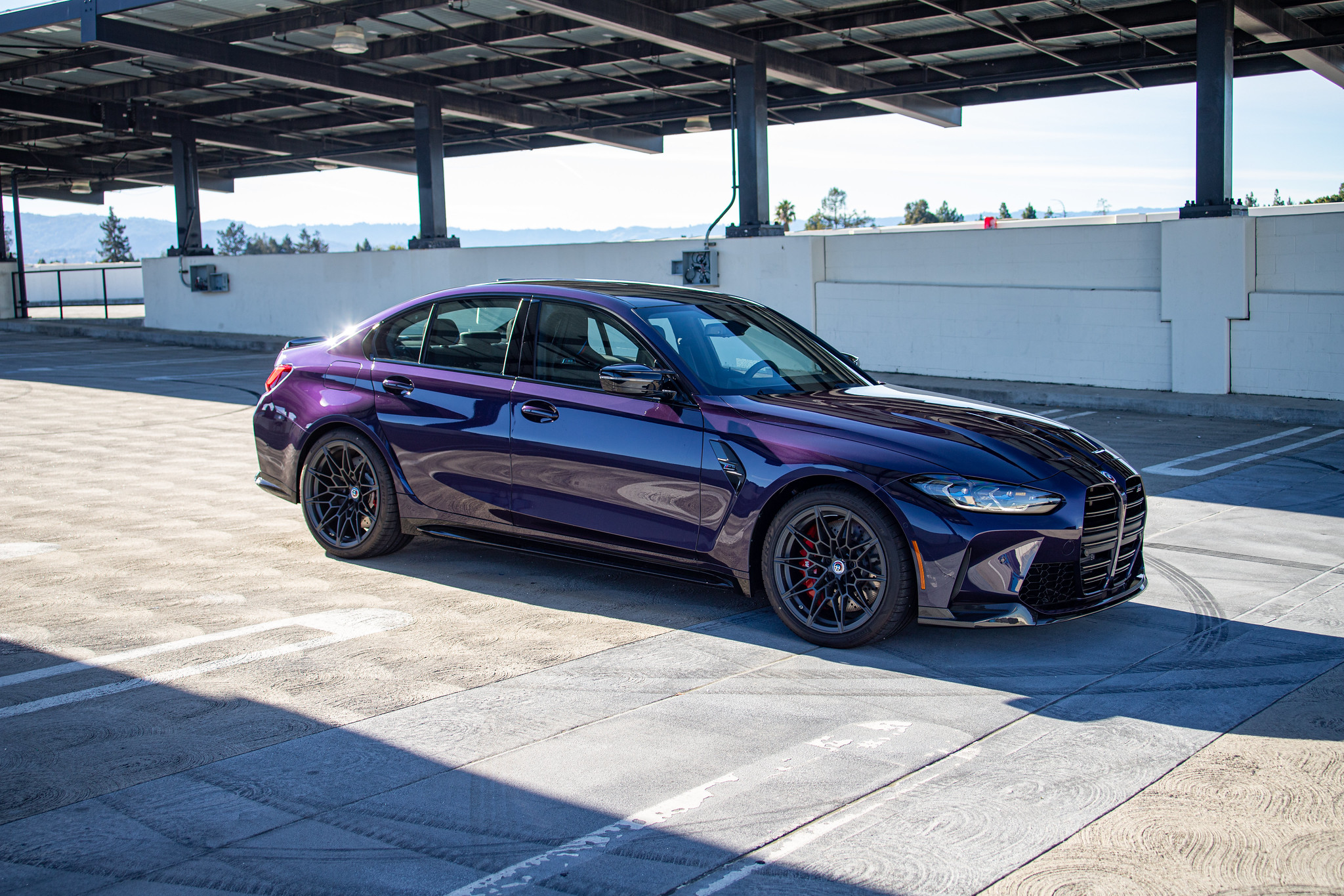 Techno Violet BMW M3 Edition 50 Jahre BMW M G80 Carpaints Co